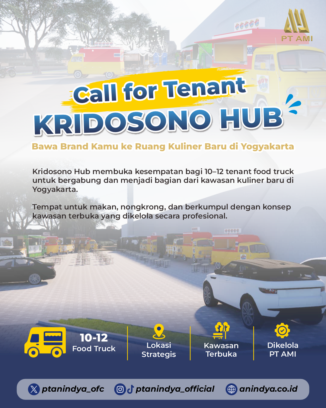 CALL FOR TENANT - KRIDOSONO HUB!