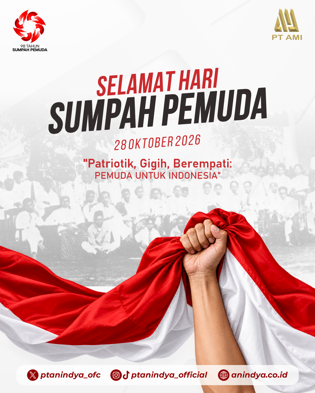 Hari Sumpah Pemuda 2026: Patriotik, Gigih, Berempati