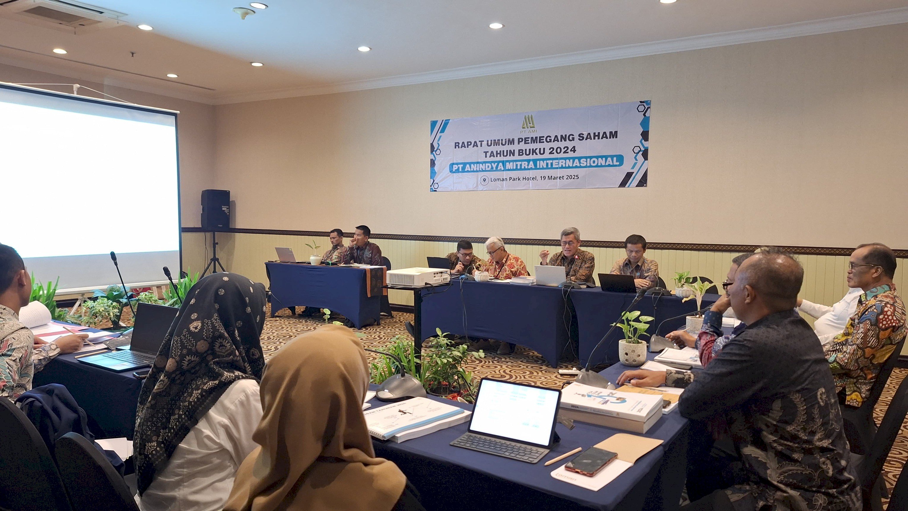 Laksanakan RUPS Tahun Buku 2024, PT AMI Raih Pertumbuhan Positif Tahun 2024