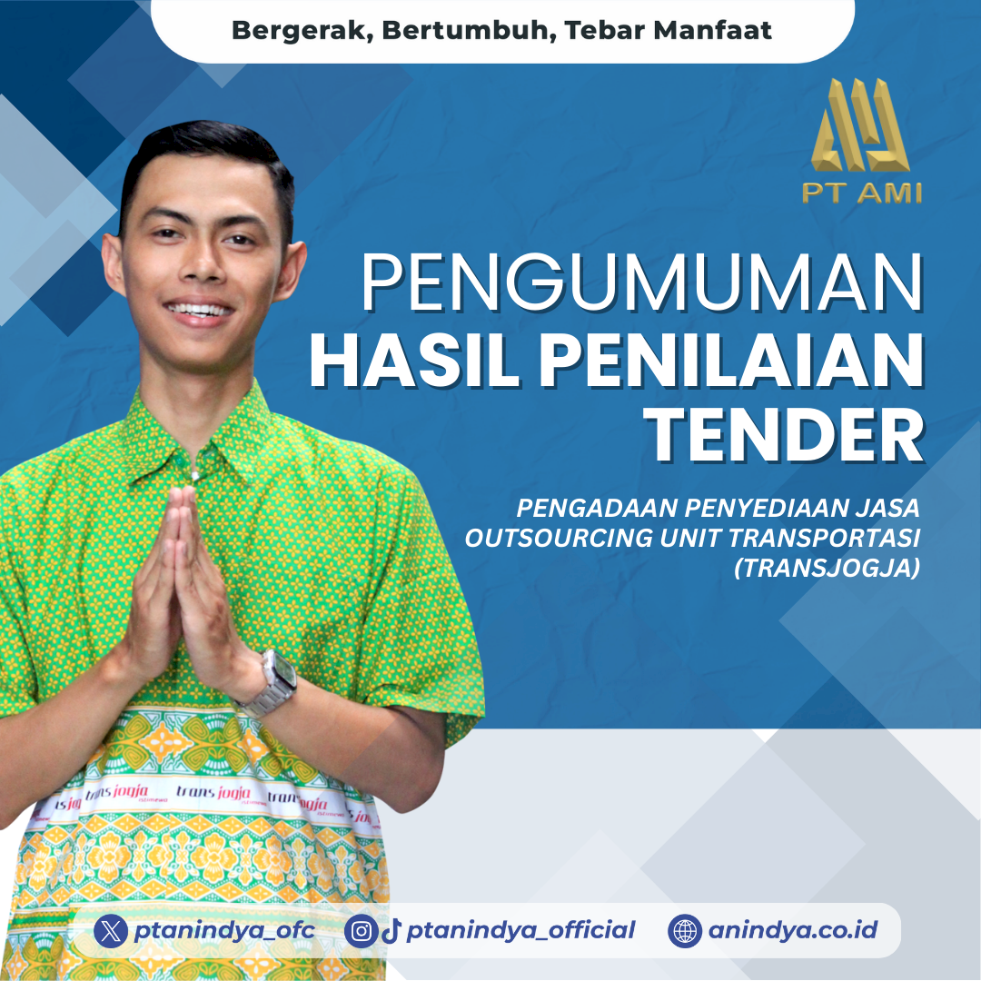Pengumuman Hasil Penilaian Tender Pengadaan Penyedia Jasa Outsourcing Unit Transportasi (TransJogja) 